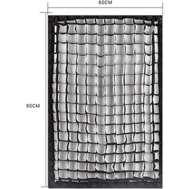 Jorixxy 60x90cm / 24"x36" Rectangle Strip Softbox Honeycomb Grid （Grid Only）