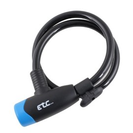 ETC Lock Coil Cable - Black, 1800 x 10 mm
