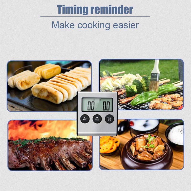 Digital Touchscreen Food Thermometers High Accuracy Waterproof Portable Meat Thermometers