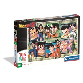 Clementoni Puzzle Dragon Ball 104 Pieces for Children 6-8 Years, Cartoon, Gift for Children, Puzzle for Children, Made in Italy, 25032