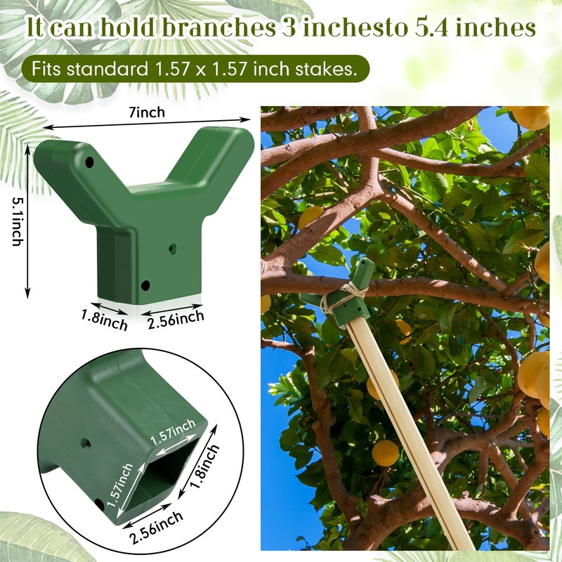 Yungyan 8 Pcs Tree Support, Plastic Fruit Tree Branch Support