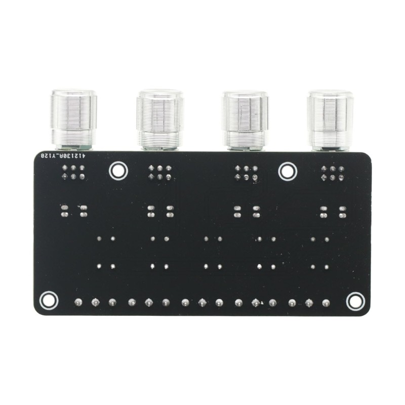 Passive Audio Signal Splitter 1 in 4 Out Volume Knob