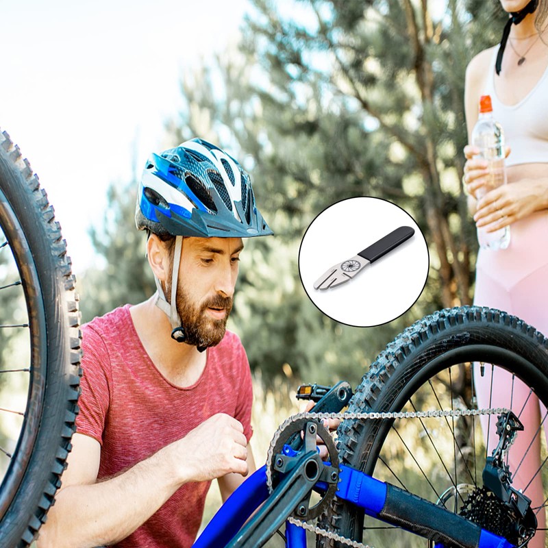 Derailleur Hanger Straightening Tool, Brake Piston Reset Tool for Bicycle,
