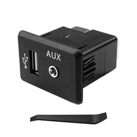 QNHEAY Auxiliary AUX USB Jack Port Fit for Nissan Altima Murano 2015 2016 2017 2018 2019 Center Console USB Port Replace 28023-9HT0A