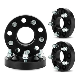 5x4.5 1in Hubcentric Wheel Spacers, 5x114.3mm Forged 5 Lugs Wheel Adapters, Fit for Hyundai Genesis Coupe Tiburon Veloster Mazda 3 5 6 CX-5 CX-7 CX-9, 67.1mm Bore with M12x1.5 Studs 4pcs