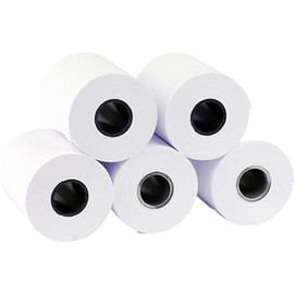 Heipa F720315 Till Rolls 60 x 45 x 12/25 m 55 g/m² Pack of 5 White