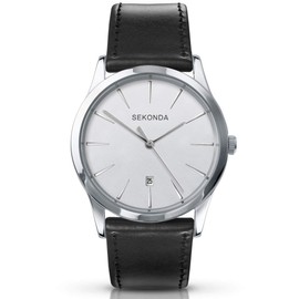 Sekonda 3531 – Watch for Men, Black Leather Strap