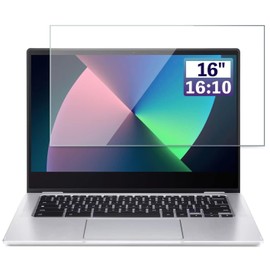 GFCFILM 16 Inch 16:10 Blue Light Cutting Film Computer Protective Film Anti-Fingerprint Bubble Free Antibacterial PC Protector Transparent Glossy