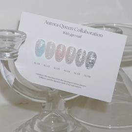 Aurora Queen Diesel Aurora Queen Master Cornail 6-piece set glitter gel / 디젤 오로라퀸 마스터 꼬네일 6종 세트 글리터젤
