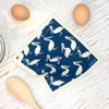 Retro Kitchen Compostable Sponge Cloth - Pelicans, 1 Cloth