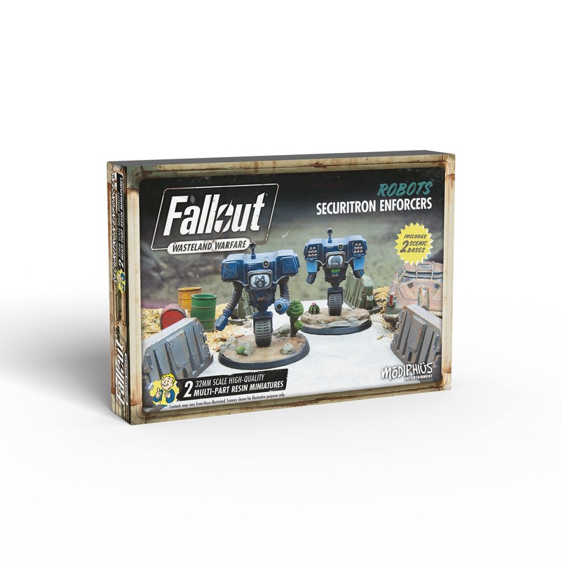Modiphius Fallout - Wasteland Warfare - Robots Securitron Enforcers,Various