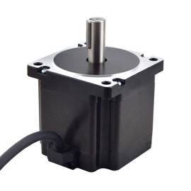 STEPPERONLINE Nema 34 Stepper Motor 4.8Nm(679.87oz.in) 6.0A 14mm Key-Way Shaft with 1m Cable