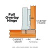 Liberty Hardware HC11SFC-NP-C5 35mm Euro 110-Degree Full Overlay Hinge
