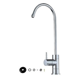 Formosa Design Hardware Lead-Free Drinking Water Faucet Non-Air-Gap Reverse Osmosis Units or Water Filtration System (Polished Chrome)