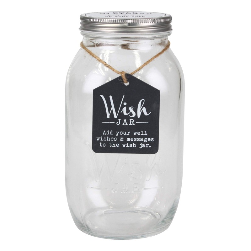 Top Shelf 50th Birthday Wish Jar With 100 Tickets, Pen,