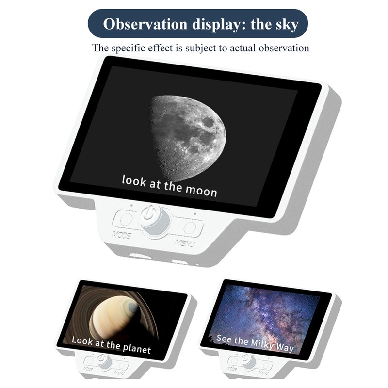Telescope Electronic Eyepiece 5in HD Display CMOS Electronic Digital Telescope