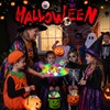 Tiaxidex 72PCS Halloween Party Favors, Bouncy Balls, Glow In The