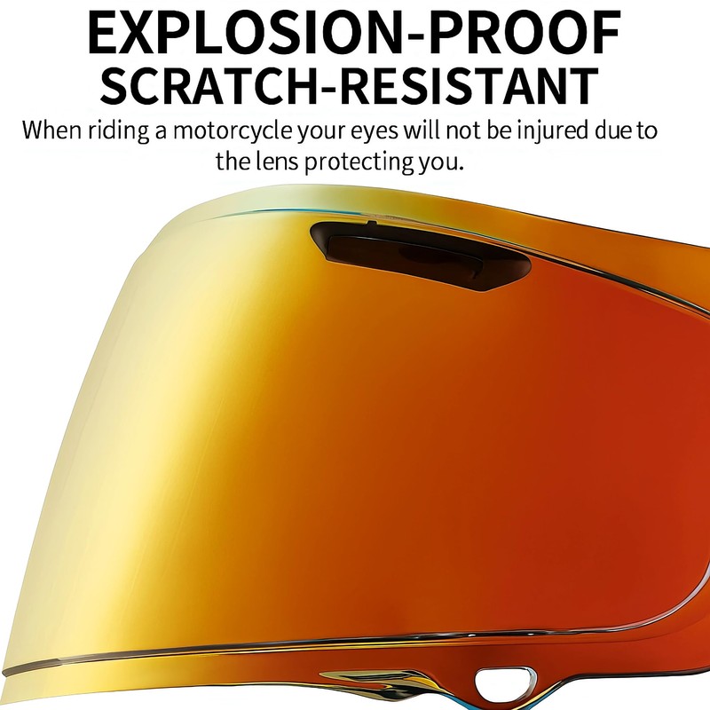 Regent-X Replacement Helmet Visor Compatible with RX7X VAS-V MAX Quantum-X