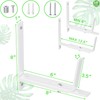 HFHOME 4 PCS Adjustable Planter Box Brackets (6 to 12.5