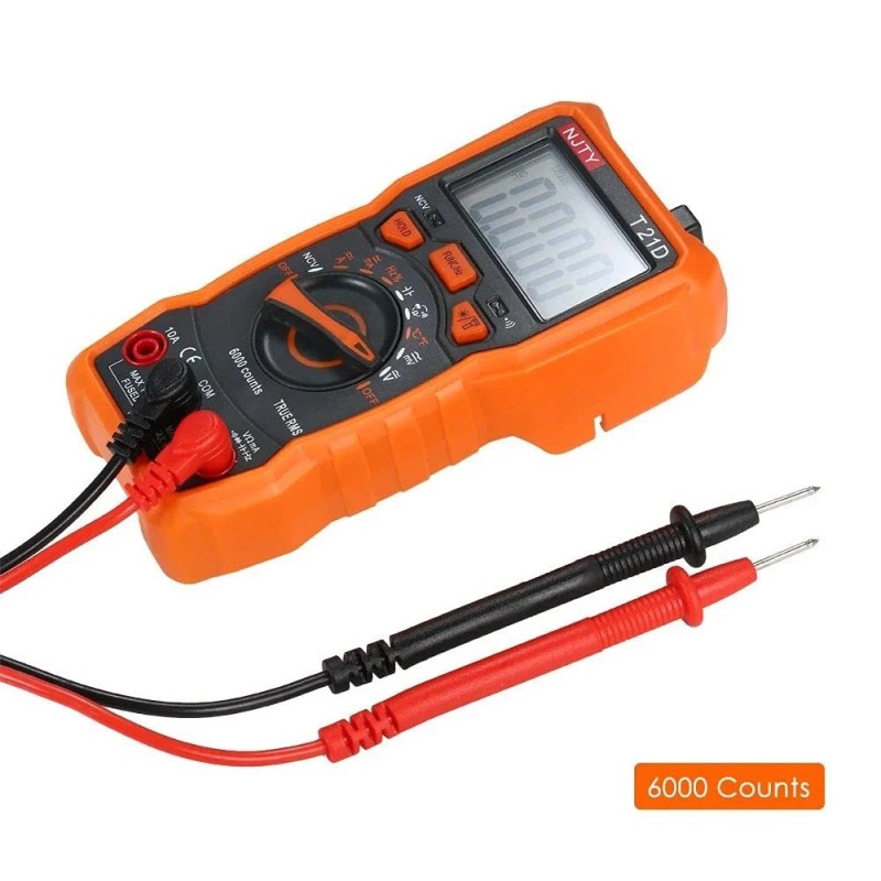 SATMW T21D Mini Digital Multimeter 6000 Counts Multi-Function