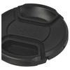 vhbw Lens Cap 62 mm Inner Grip Snap On Black