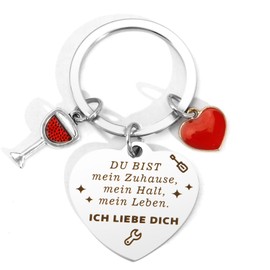 Anniversary gift for him, partner gifts, gift for partner, gift anniversary for him, keyring, ideas for wedding gifts, gift husband birthday, Valentine's Day gifts for him, Husband Keychain, Unit size