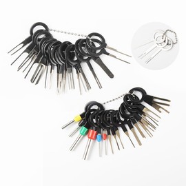 MEDUSHASHA Connector Pin Extractor Terminal Removal Tool Car Terminal Removal Key Tool Terminal Removal Tool Coupler Connector Wiring Terminal Removal Tool 41 Piece Set