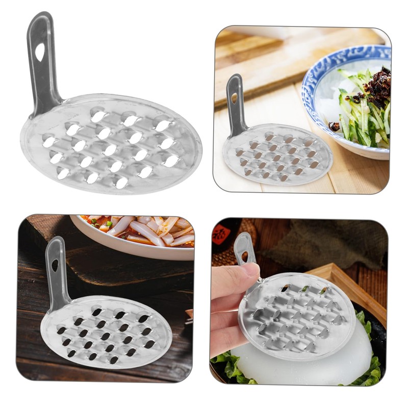 ABOOFAN 6pcs Mung Bean Jelly Scraper for Cold Noodle Stainless