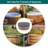 AKEfit Round Hot Tub Cover, 600D Polyester Waterproof for Hot