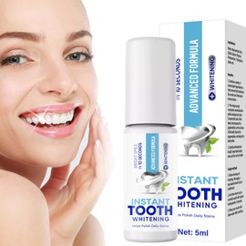 Tooth Paint, Simple & Portable Teeth Whitening Paint Kit, Instant White Paint for Teeth, Mild Tooth Polish Uptight, Make You Smile Confident Again, White