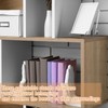 DoubleFill 12 Pcs Acrylic Plate Stand Adjustable White Wire and