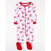 Leveret Kids Baby Boys Girls Footed Cotton Pajama Reindeer Size