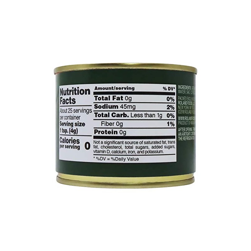 Green Peppercorns in Brine by Roland (3.5 ounce) 2 Pack