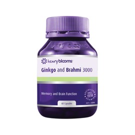 Henry Blooms Ginkgo and Brahmi 3000 60 Capsules