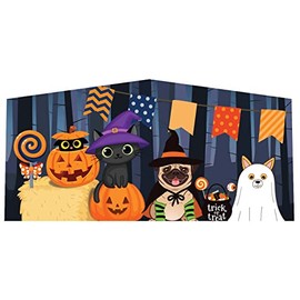 TentandTable Modular Art Panel for Bounce Houses, Slides, or Combos | Trick or Treat | Fits Most 13-Foot Wide Commercial Inflatables