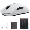 DAREU A950GM Mouse Inalámbrico, Blanco Raton Gamer 60g Ultraligero