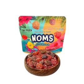 Hawaii Candy Factory | Noms Gushers - Da Pouch | Li Hing Lemon Peel Bursts | Local Hawaiian Favorite | Sweet, Sour, & Salty Gushers Candies (1.8 oz)