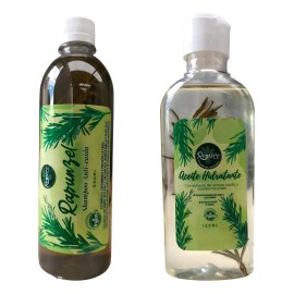 Kit Shampoo Y Aceite Anti-caida De Romero Rapunzel