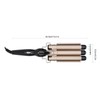 3 Barrel Curling Iron Wand Adjustable Hair Curler Waver Crimper