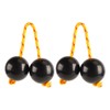2pcs African Rhythm Ball Black Rhythm Shaker Rattle Ball for