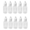 AIMALL 50-Pack 5ml Clear Empty Plastic Dropper Bottle Squeezable Eye