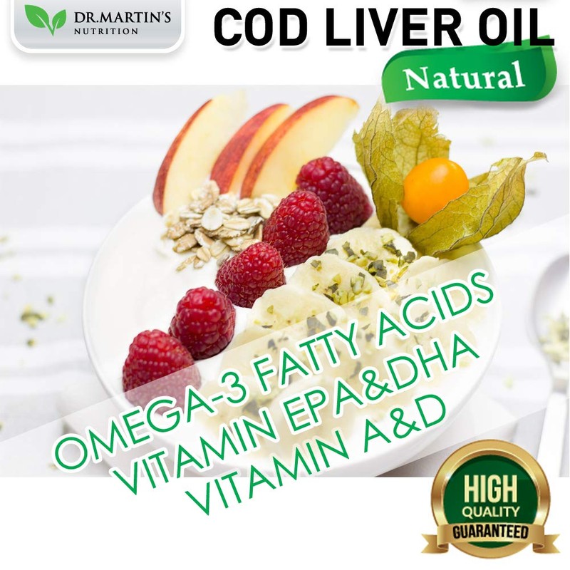 Burpless COD Liver Oil | 100 Softgels | Natural Source
