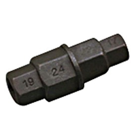 Daytona 68095 Motorcycle Front Axle Hex Socket 4 in 1 (Compatible with 0.7/19/0.8/0.9/0.9/0.9/0.94 inches (17/19/22/24 mm) Insert, Hex Socket