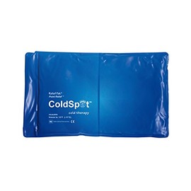 Relief Pak ColdSpot Reusable Blue Vinyl Cold Pack, Half Size 7" x 11", 12/PK