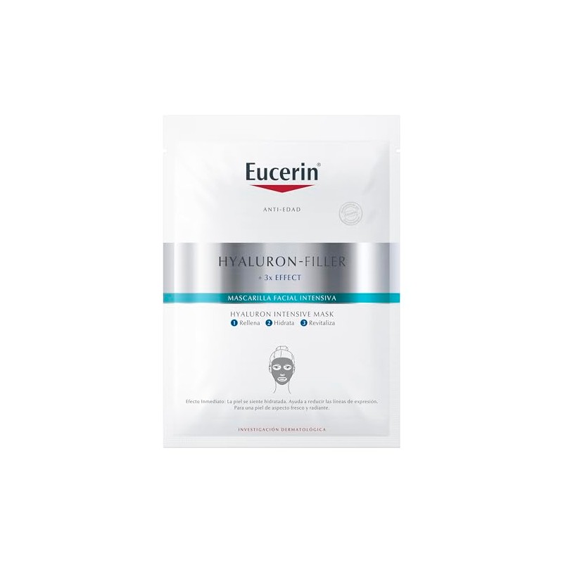 Eucerin Mascarilla facial hidratante con Ácido Hialurónico,Hyaluron Filler, 1 pieza