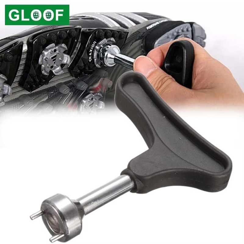 Golf Shoe Spike Replacement Tool - Spike Pin Turning and