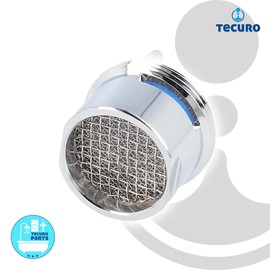 tecuro Design Mixing Nozzle Aerator Aerator M 22 x 1 Male Thread Chrome-Plated