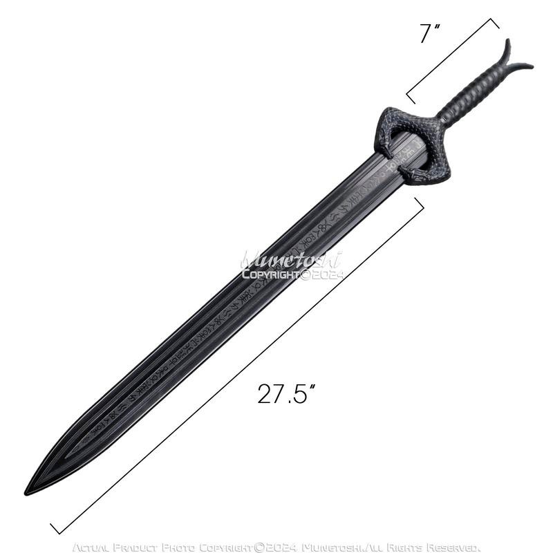 Munetoshi 36" Polypropylene God Killer Black Sword Sturdy Display Training