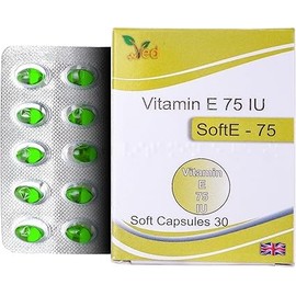VED Vitamin-E 75 IU SOFTGEL Capsule | 60 Days Supply