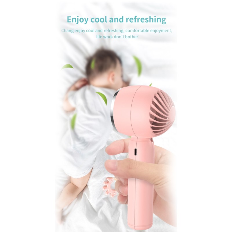 Handheld Fan Portable Rechargeable Mini Fan Desk Table Fan with